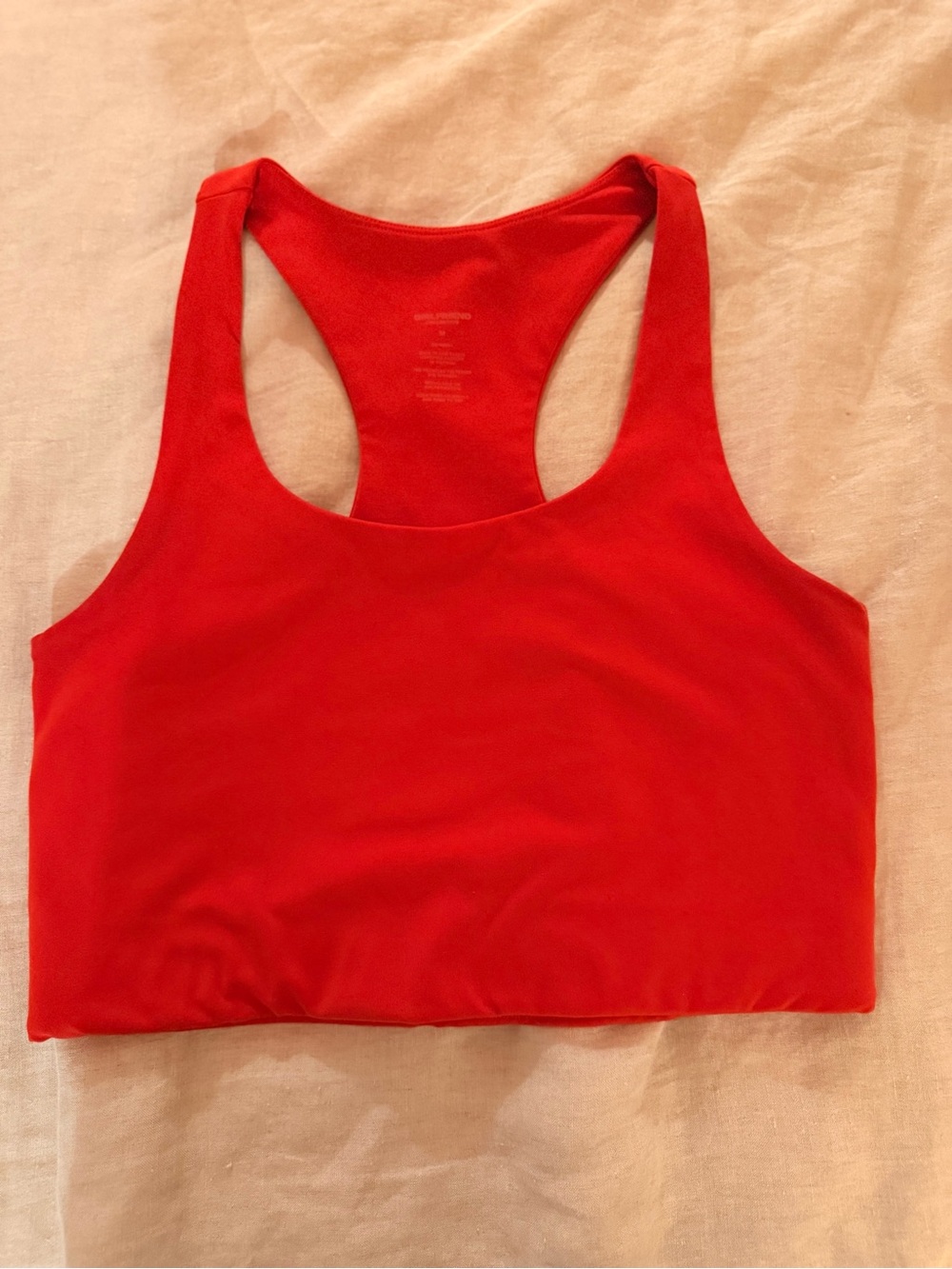 girlfriend collective Paloma Racerback Bra in Redwoods